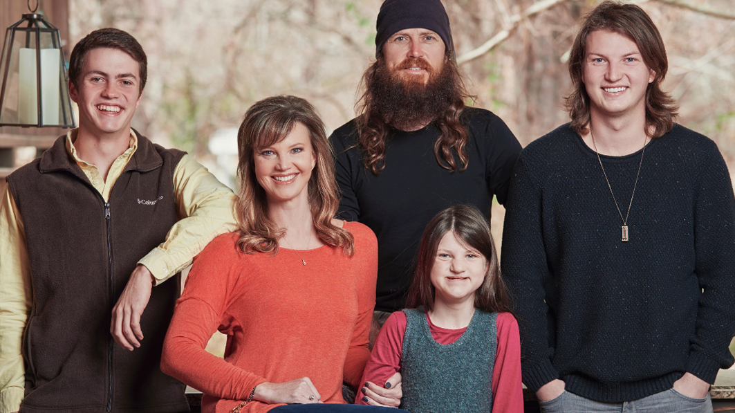 A picture of the Robertson family.